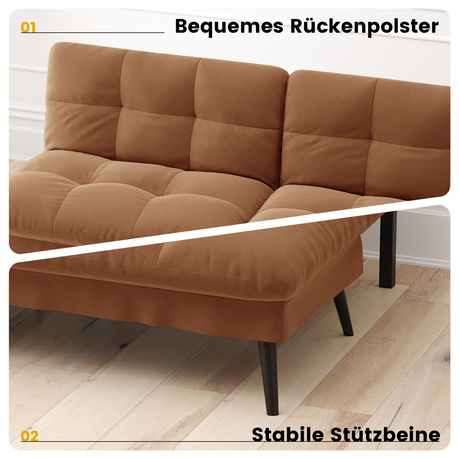 Canapé-lit 3 places convertible