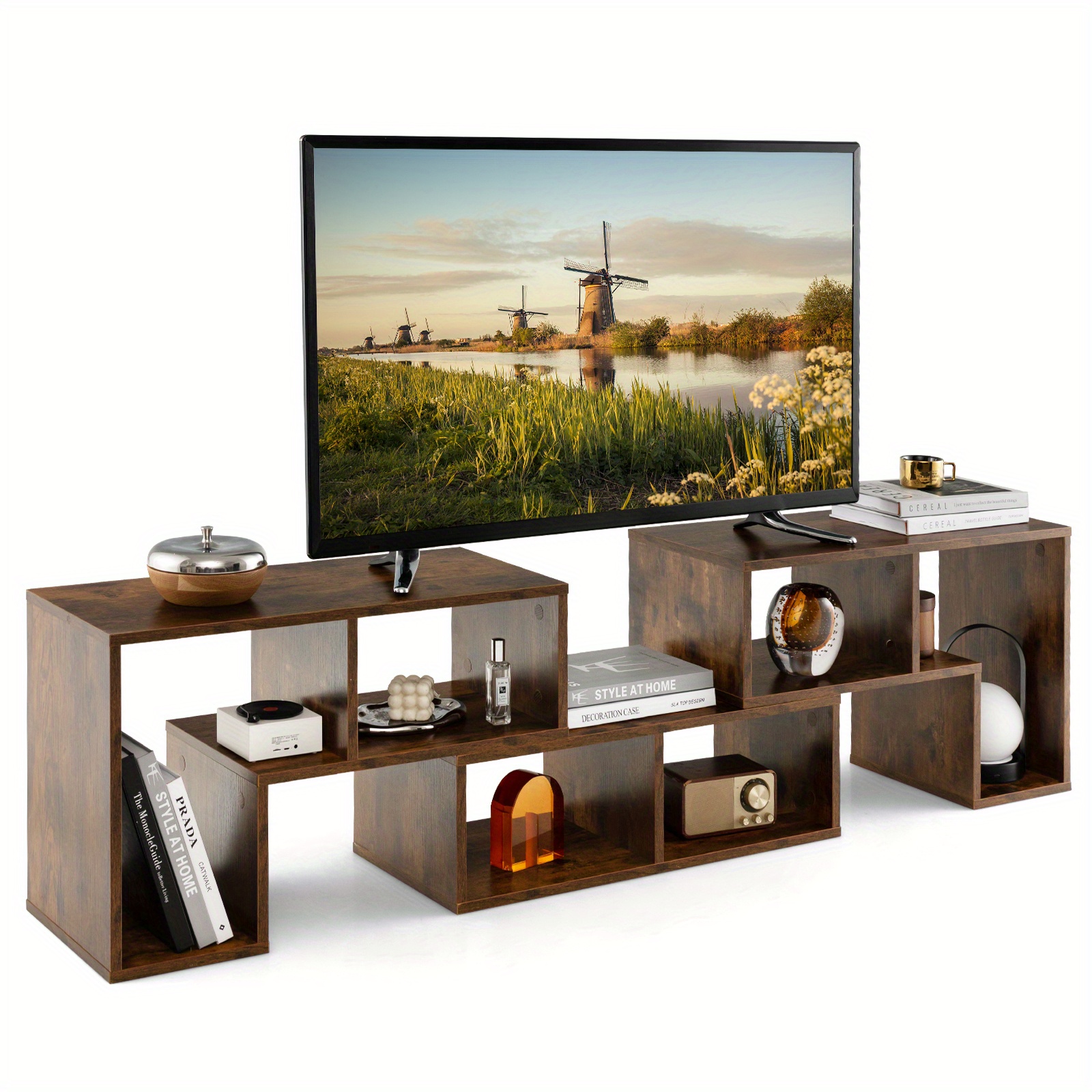 Meuble TV modulable 3 pièces en bois