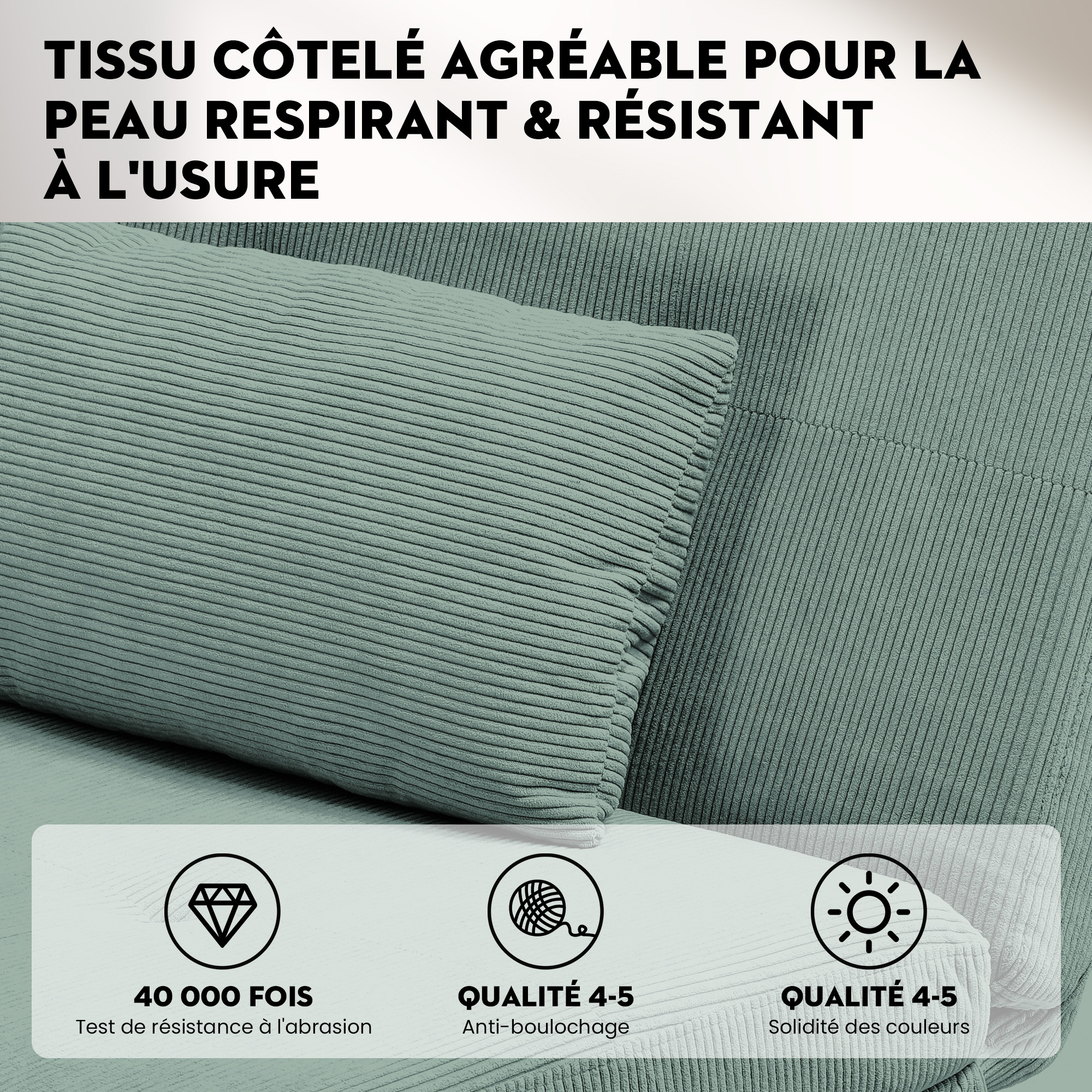 Canapé-lit 3 places convertible