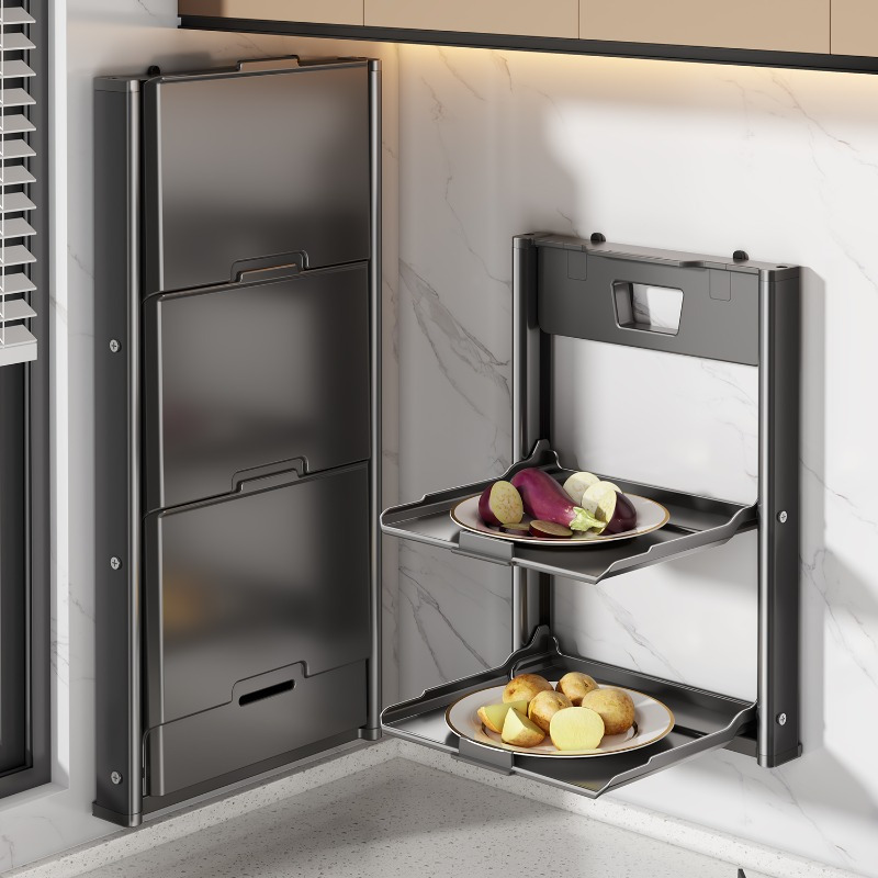 Étagère de cuisine pliante multifonction