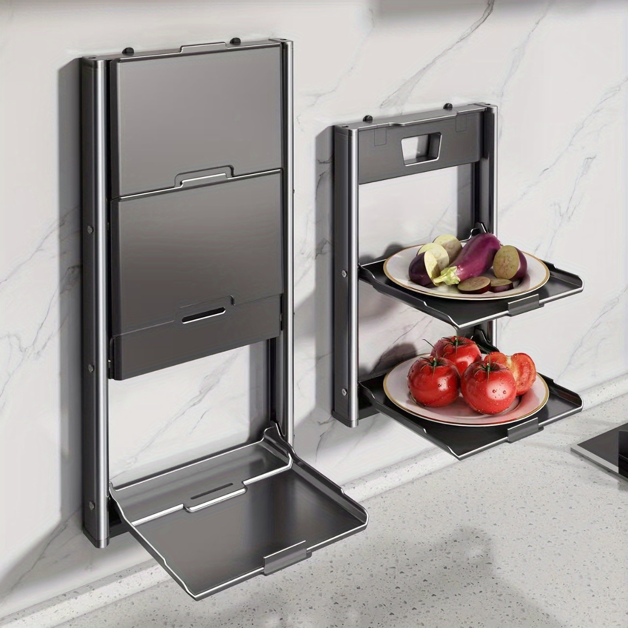 Étagère de cuisine pliante multifonction