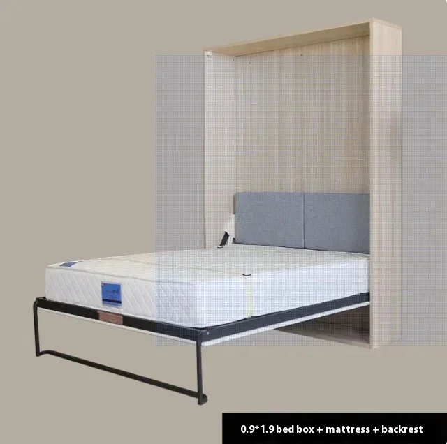 Lit escamotable mural multifonction