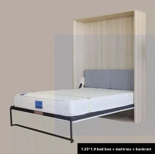 Lit escamotable mural multifonction