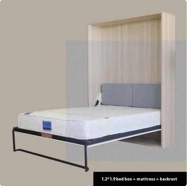 Lit escamotable mural multifonction