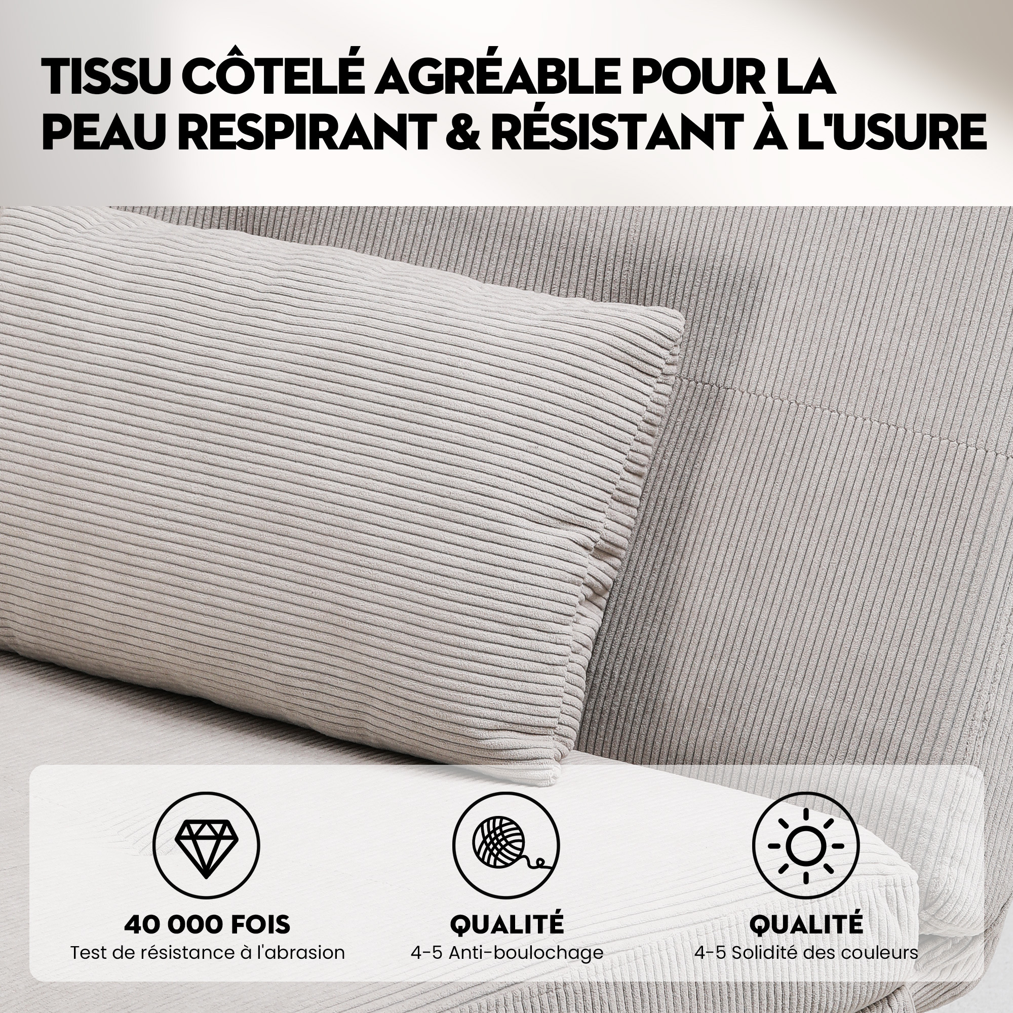 Canapé-lit 3 places convertible