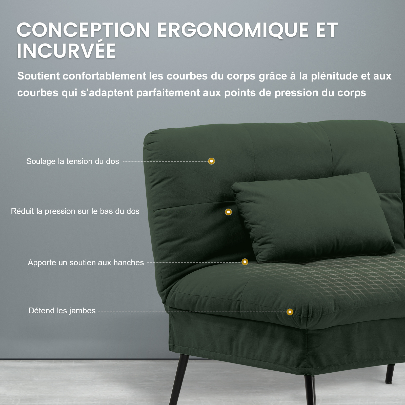 Canapé-lit 3 places convertible