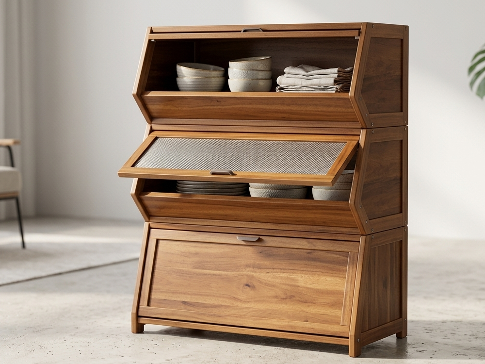 Meuble de rangement empilable grande capacité