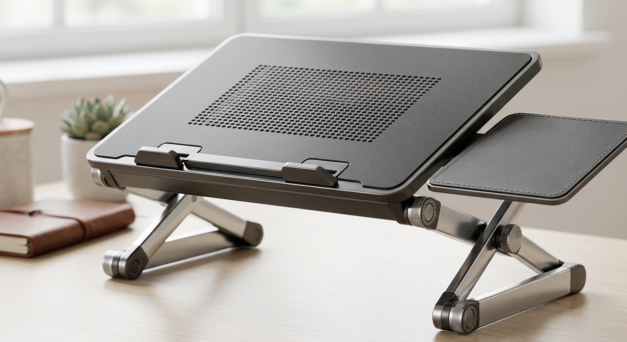 Table réglable pour ordinateur portable ergonomique