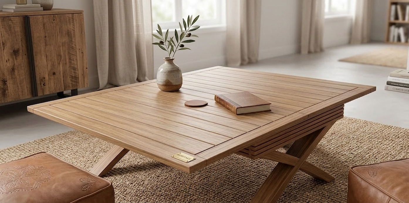 Table basse modulable DIY pour un intérieur flexible