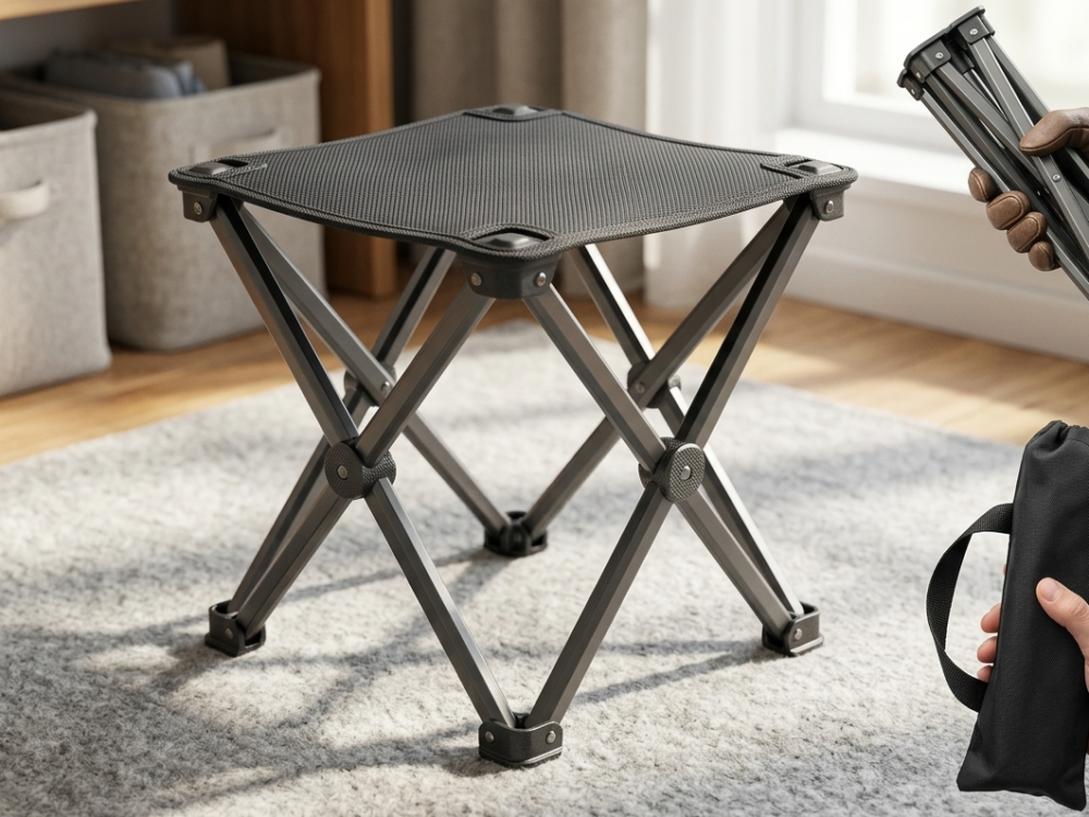 Tabouret pliant portable robuste pratique
