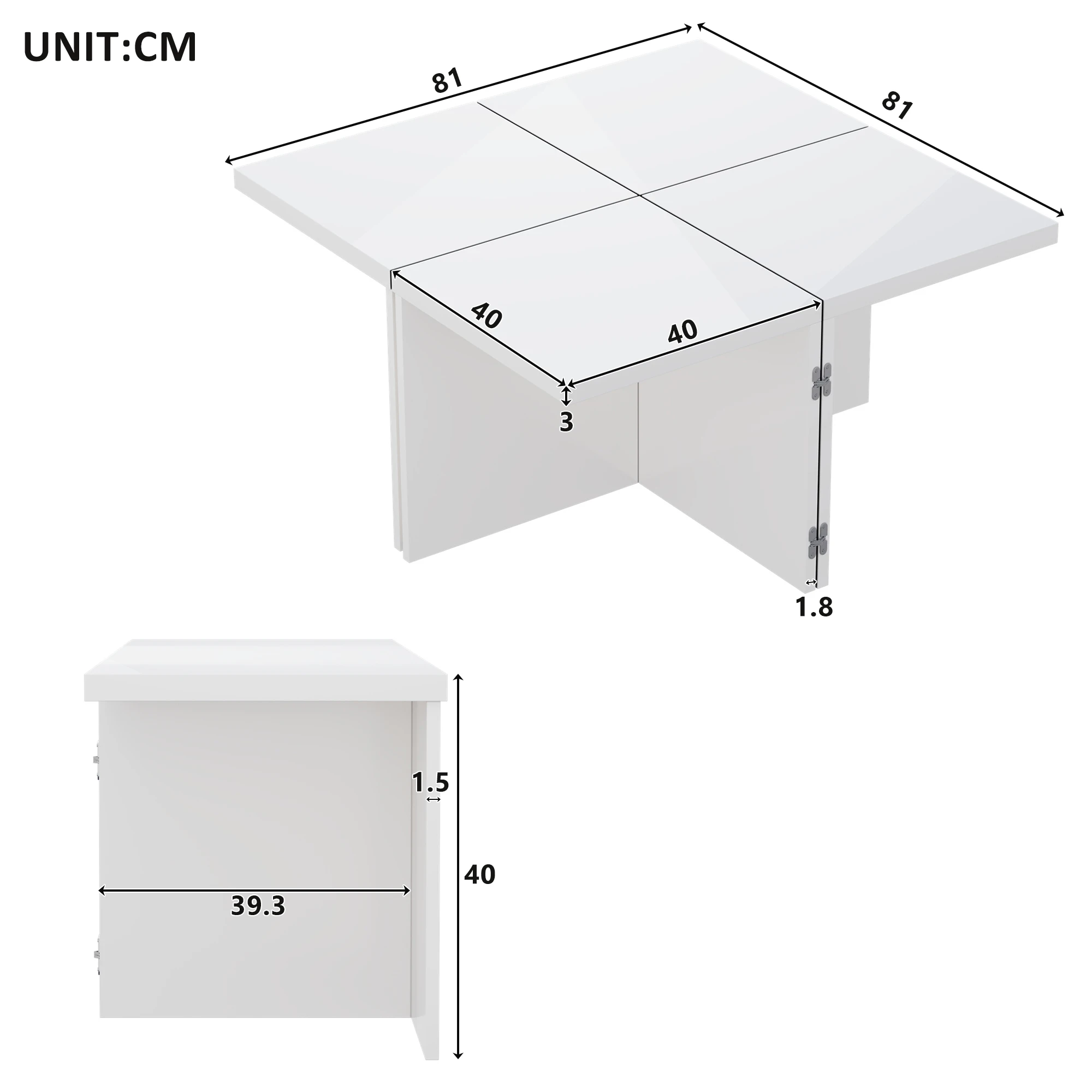 Table basse modulable DIY