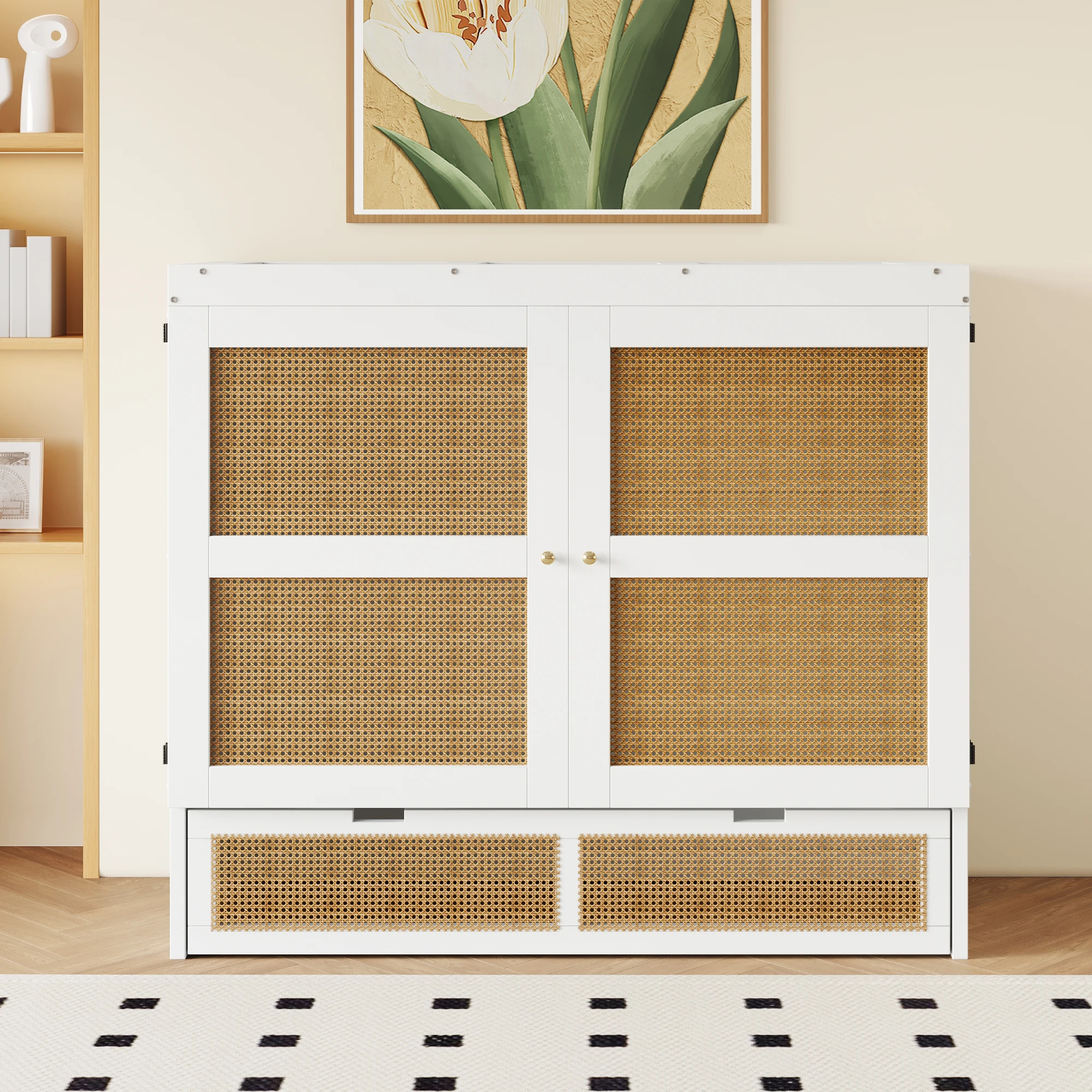 Lit escamotable armoire 140x200
