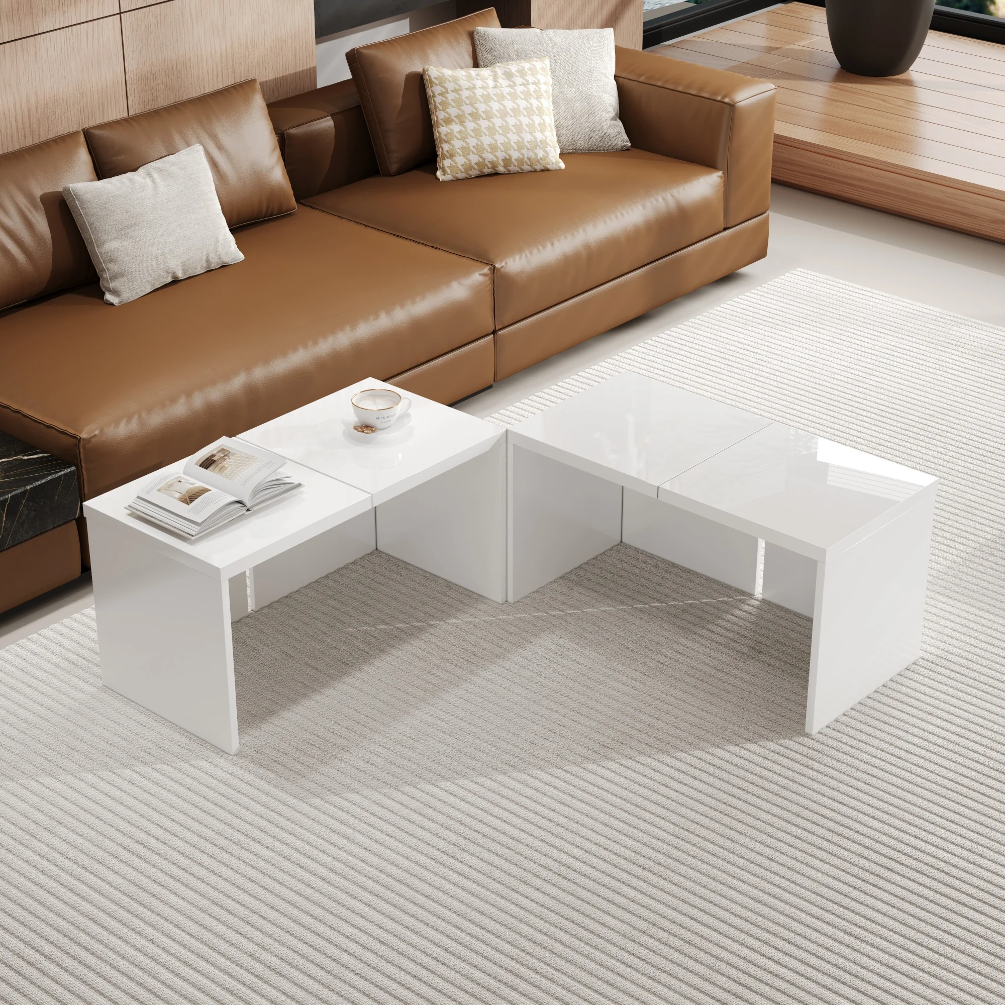 Table basse modulable DIY