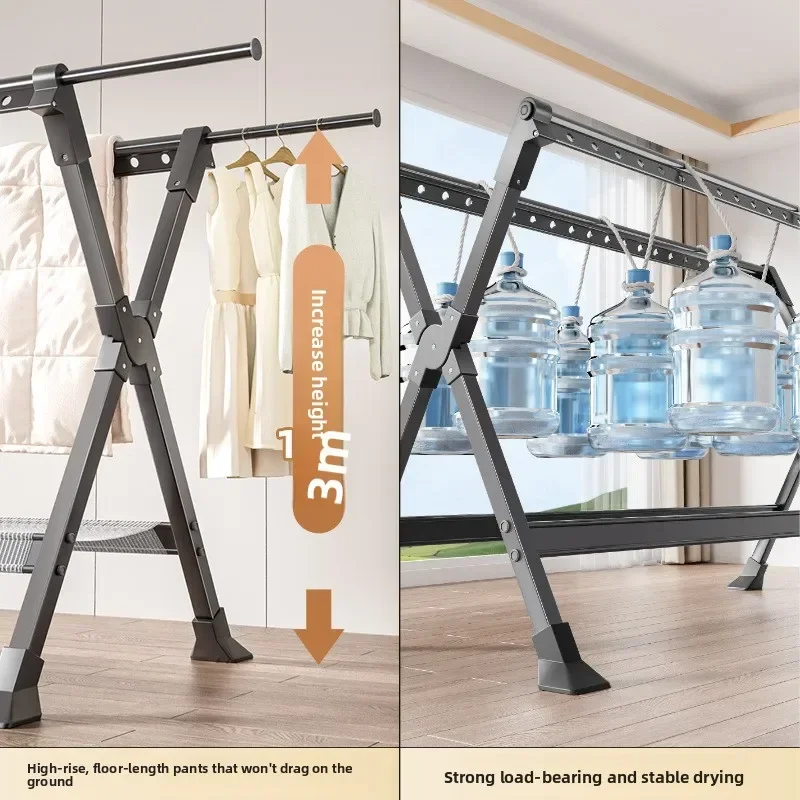 Étendoir gain de place extensible