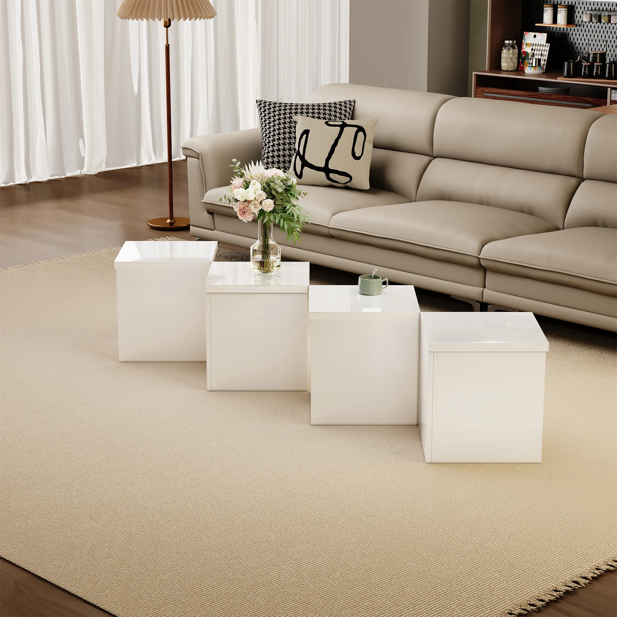 Table basse modulable DIY