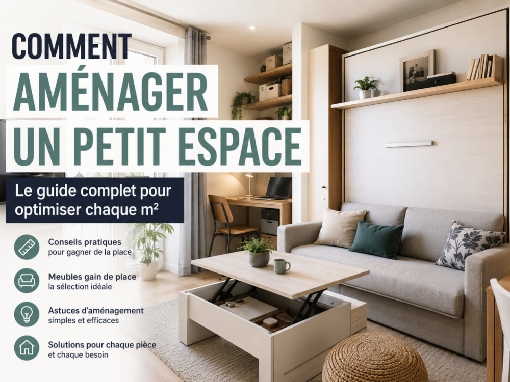 Comment aménager un petit espace : guide complet gain de place
