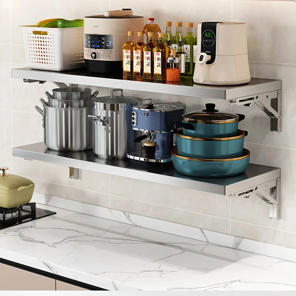 Table murale pliante en acier inoxydable