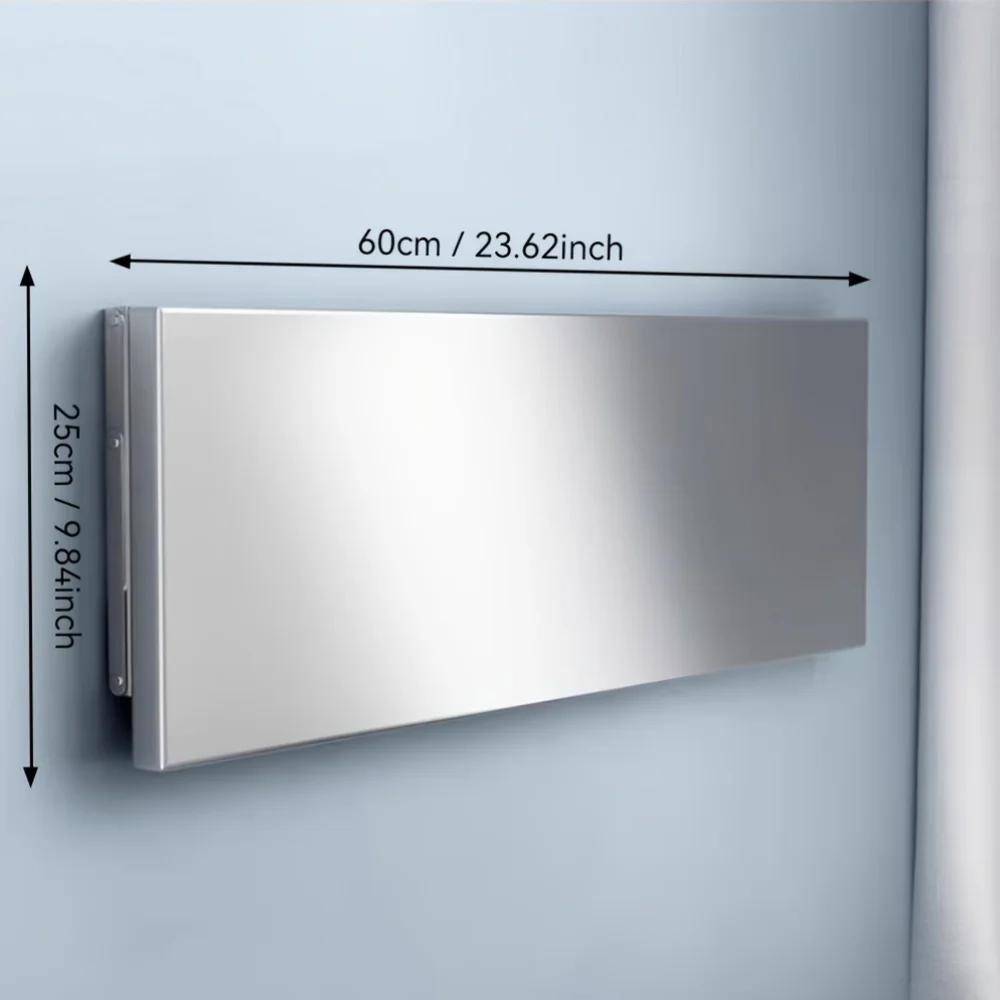 Table murale pliante en acier inoxydable