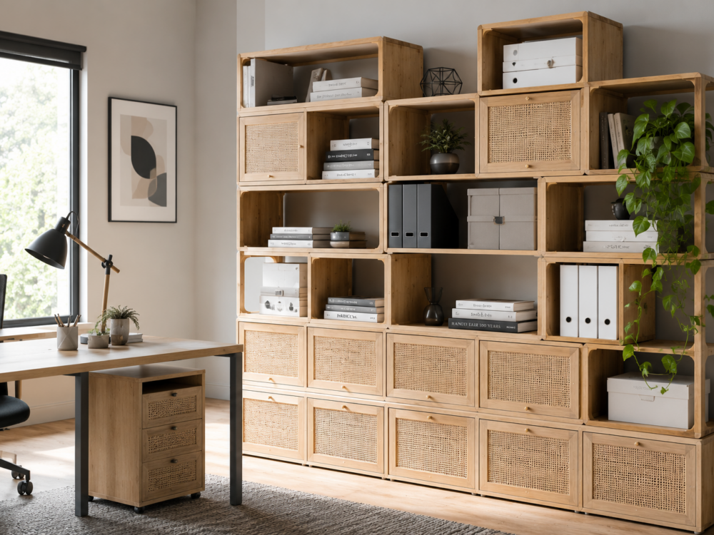 Meuble de rangement empilable grande capacité : la solution modulable pour un intérieur organisé