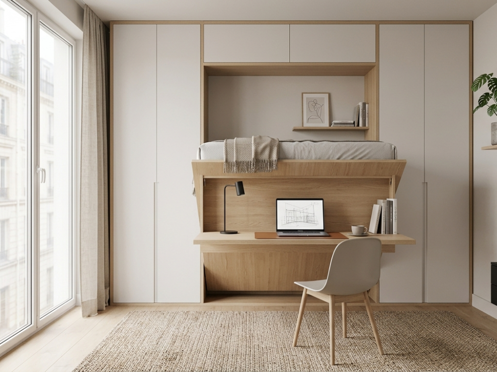 Comment aménager une petite chambre avec un mobilier gain de place ? Le guide complet